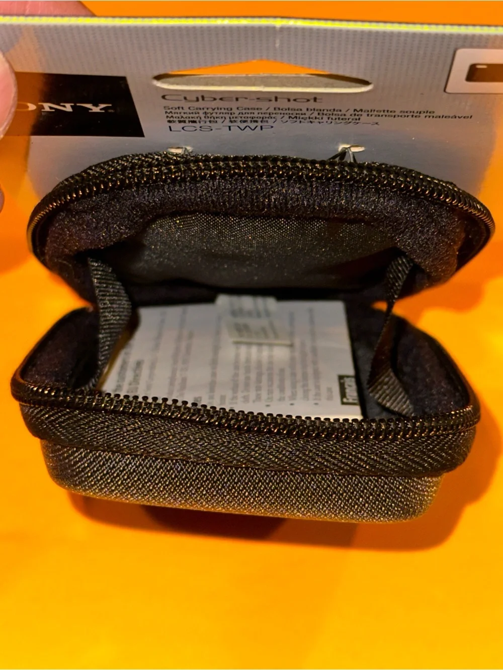 OEM Sony LCS-TWP Case for Cybershot DSC-WX350 WX300 WX220 WX80 W830 027242853409
